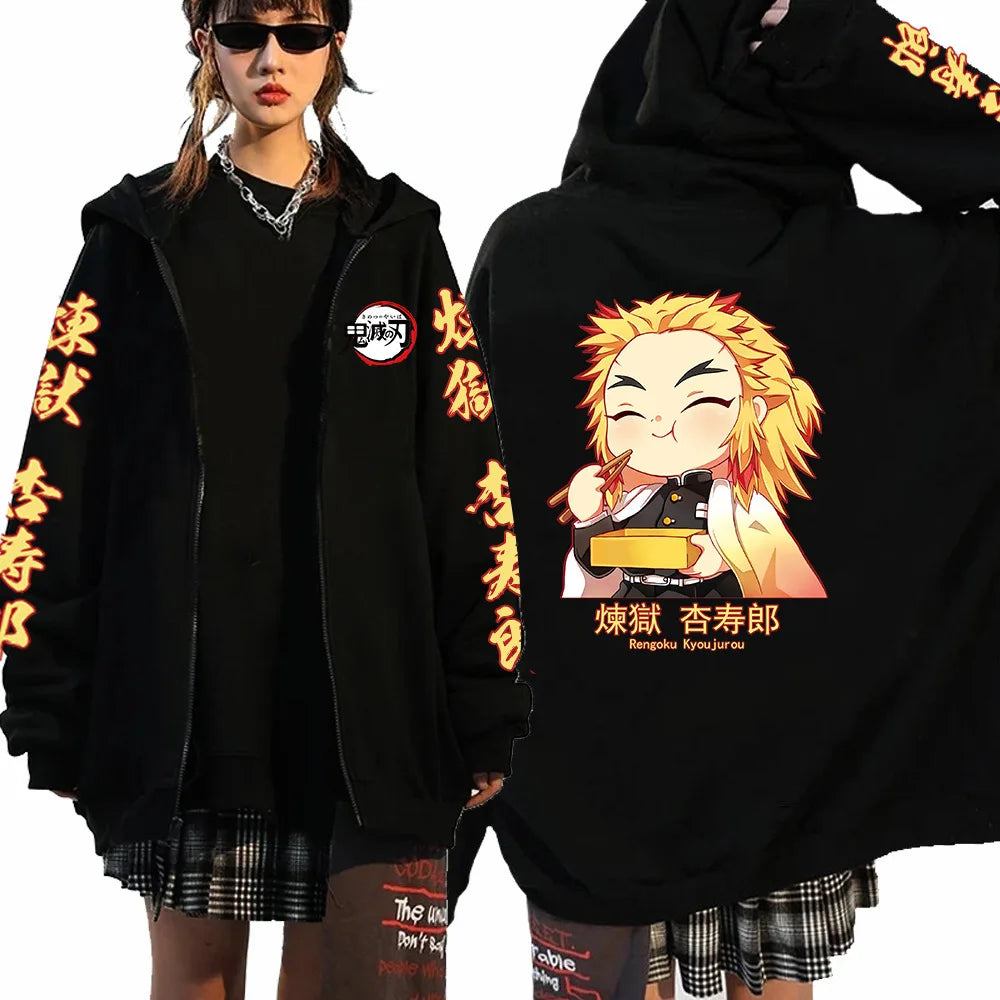 Demon Slayer Zipper Hoodie