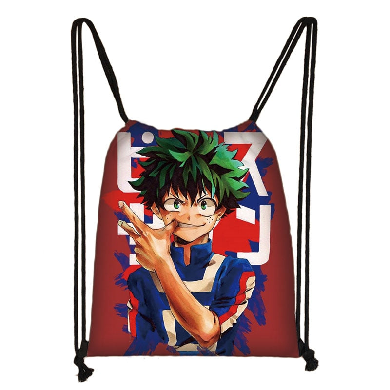 My Hero Academia Drawstring Bags