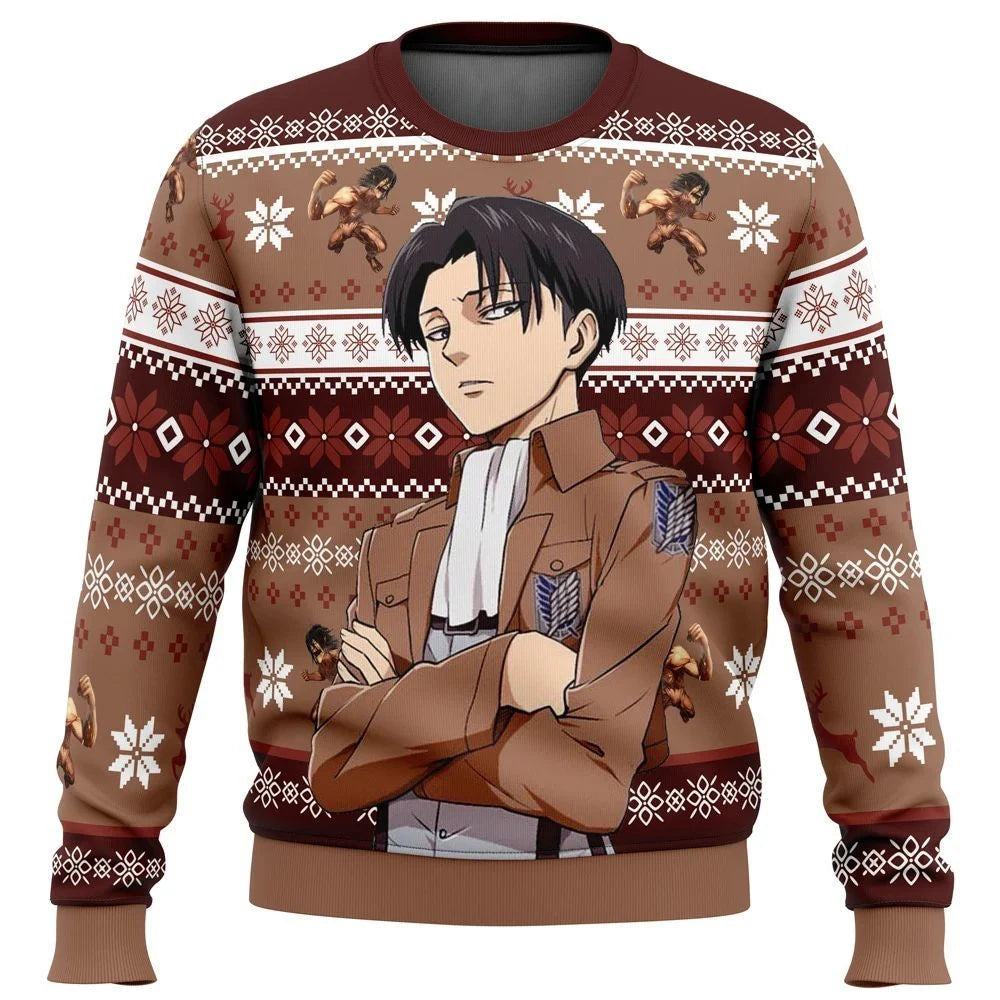 Attack On Titan Ugly Christmas Sweater