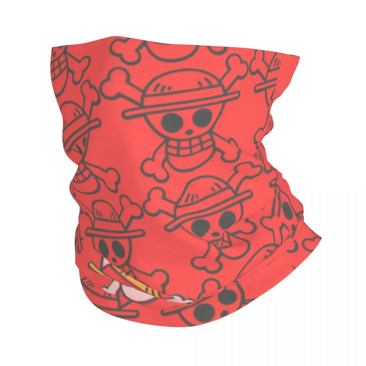 One Piece Straw Hat Pirate Neck Warmer Scarf