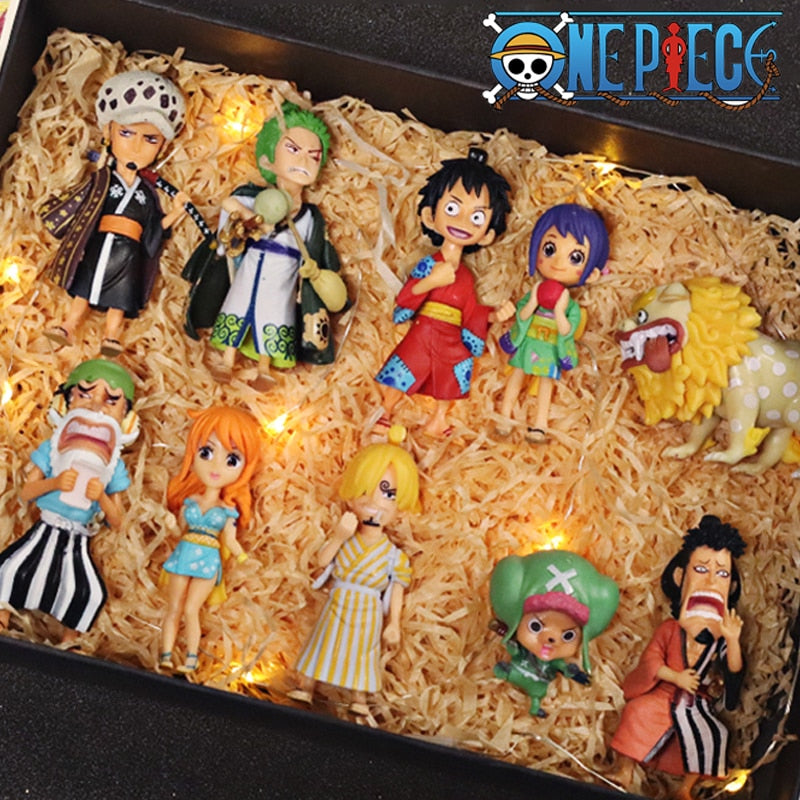 One Piece Anime PVC Action Figure 10Pcs/set