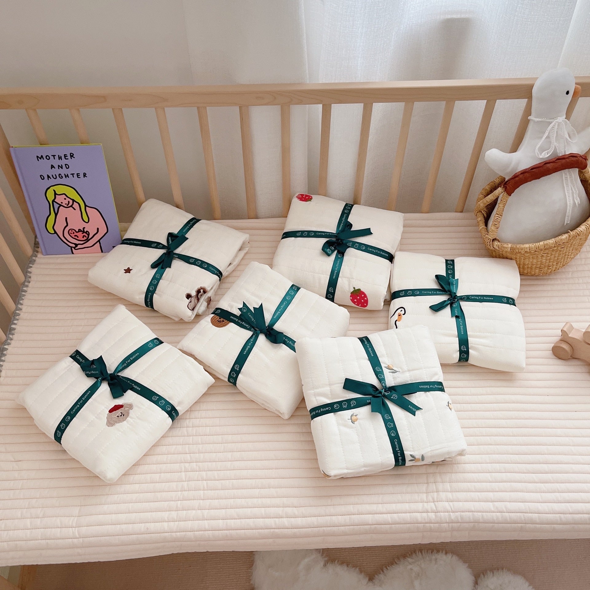 Quilted Cotton Baby Crib Bedding Mix & Match Set