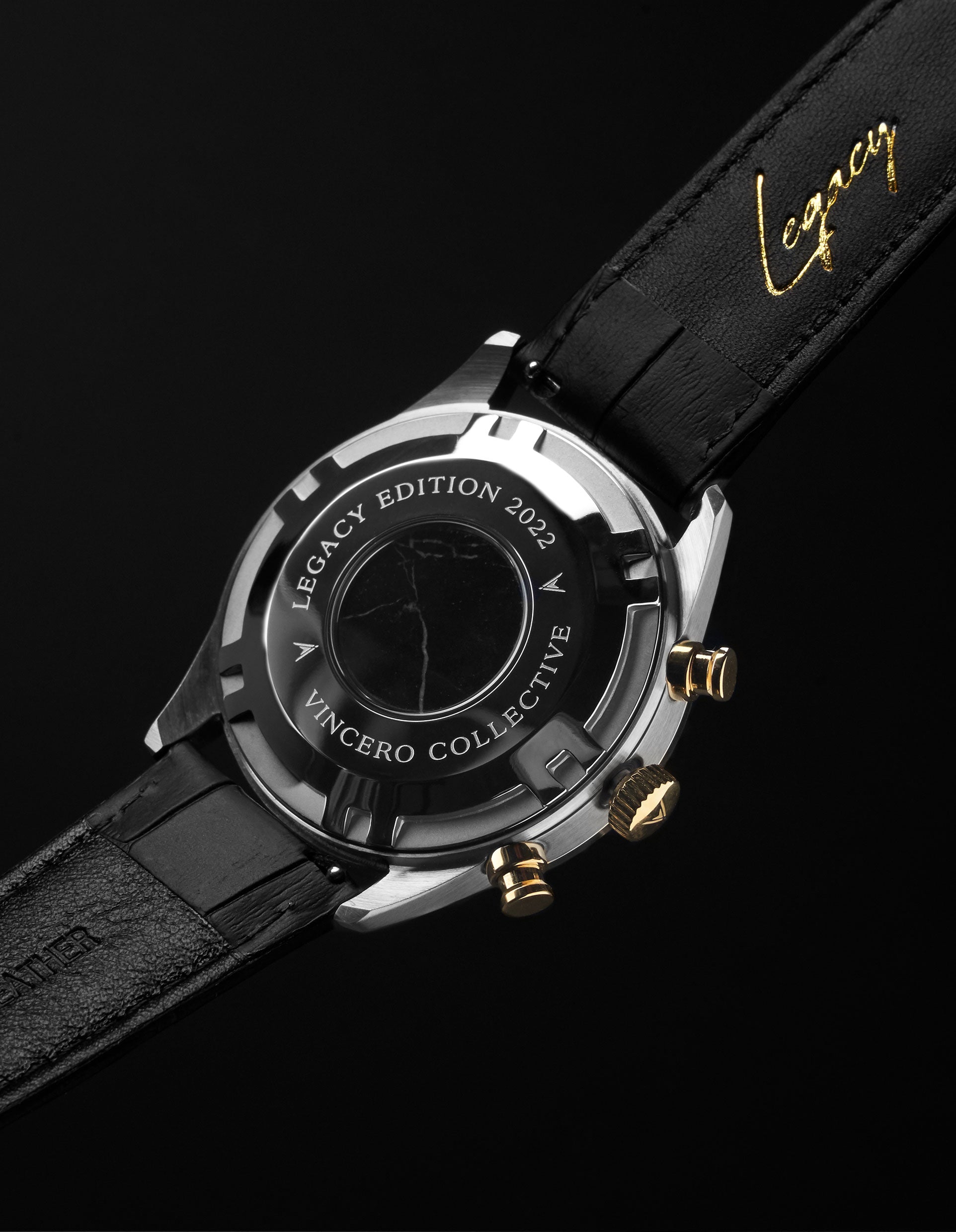 Legacy Chronograph -  Black + Gold