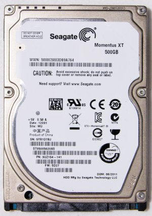 Seagate Momentus XT ST95005620AS 500GB 7200RPM SATA 3Gb/S 2.5