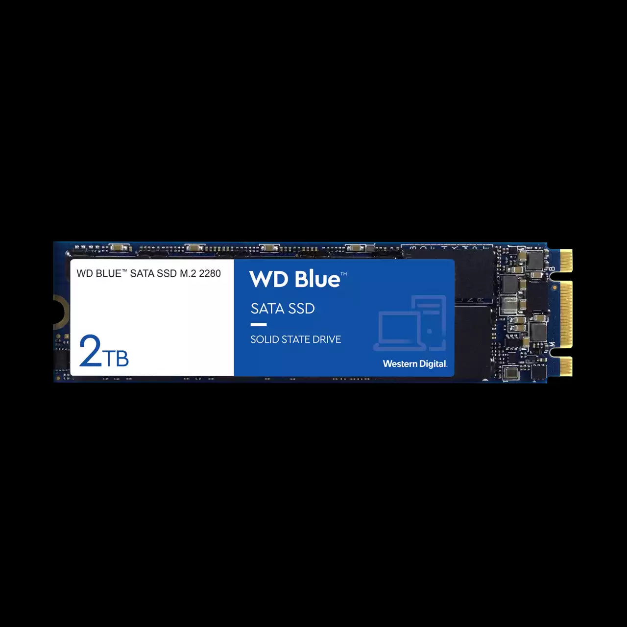 WD Blue WDS200T2B0B 2TB 3d Nand Sata 6.0Gb/s M.2 2280 Internal SSD