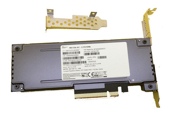 Samsung 3.2 TB PM1725B Solid state drive - HHHL - PCI Express 3.0 x8 (NVMe) - MZPLL3T2HMLA-00AH3 HPE OEM Refurbished