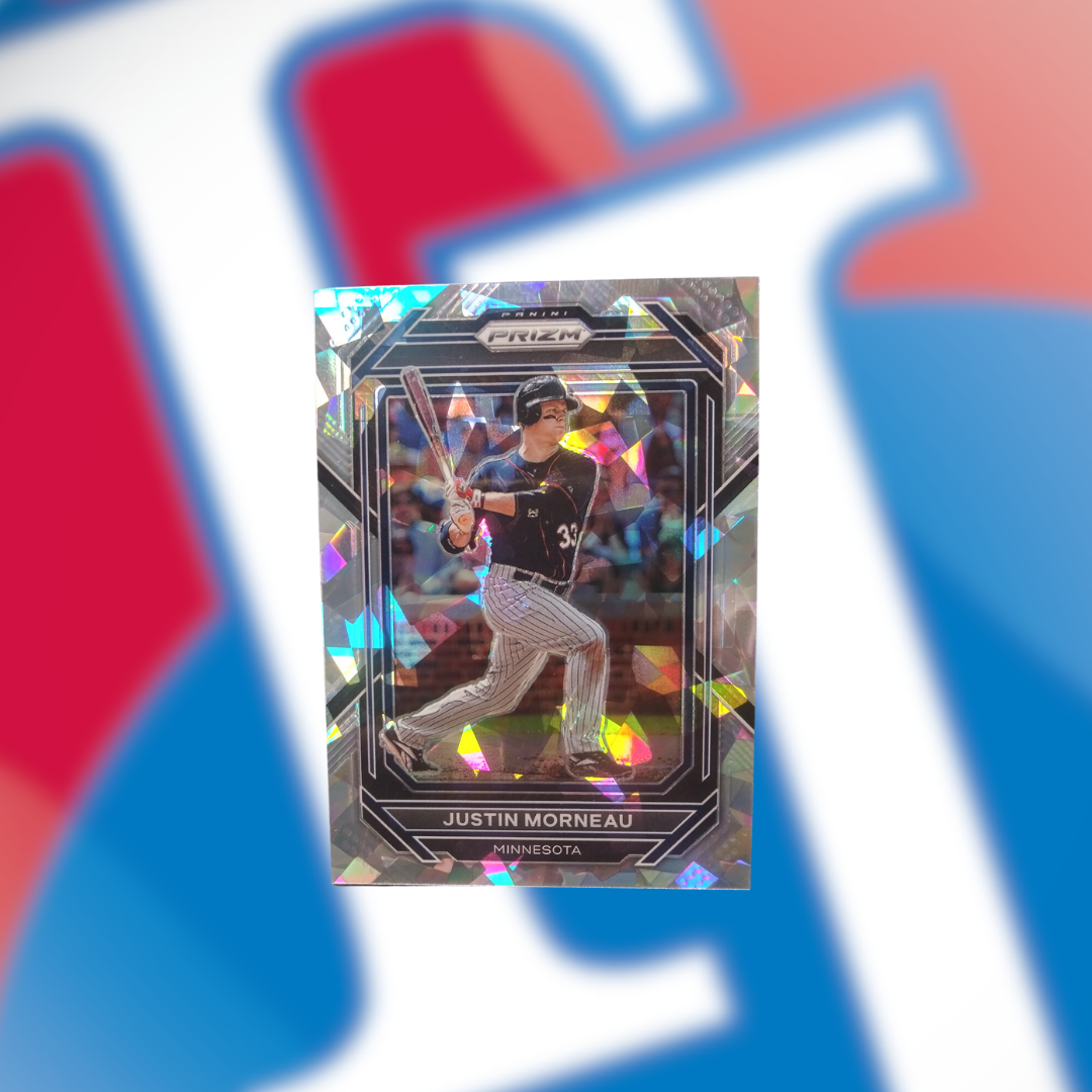 2023 Prizm Baseball Base Ice #253 Justin Morneau - Minnesota Twins !!