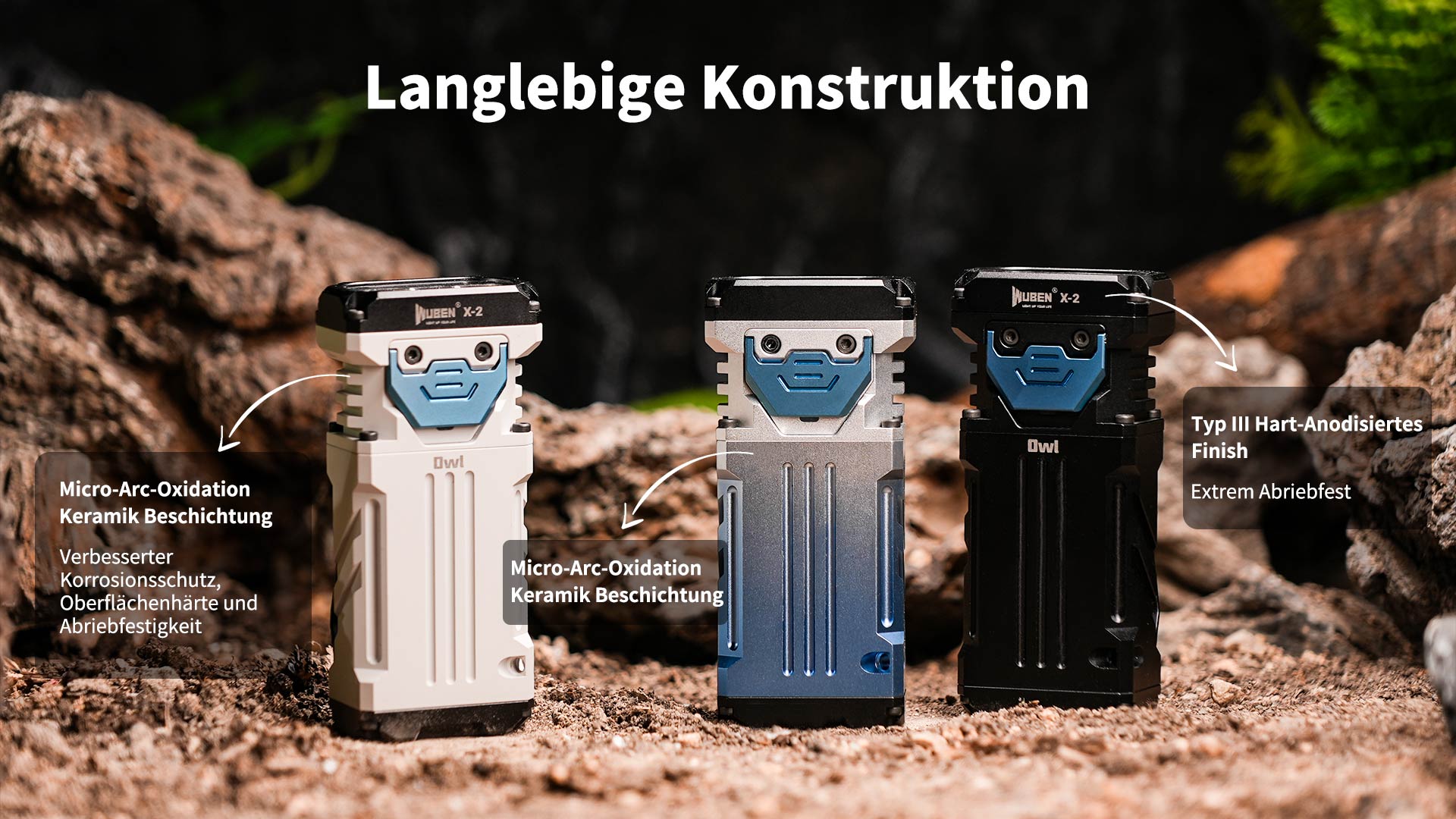 Langlebige Konstruktion