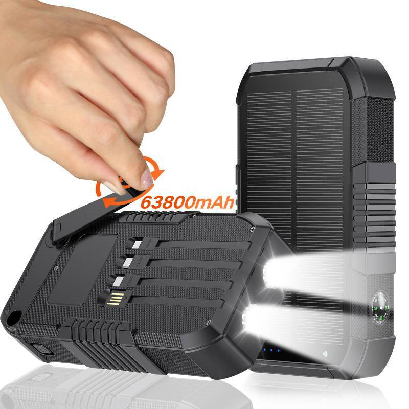 Solar Portable Power Source Large Capacity Hand Charger