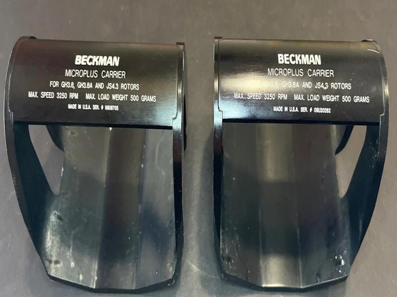 Beckman Coulter Centrifuge Swing Bucket Microplate Carrier 2 Plate Carriers