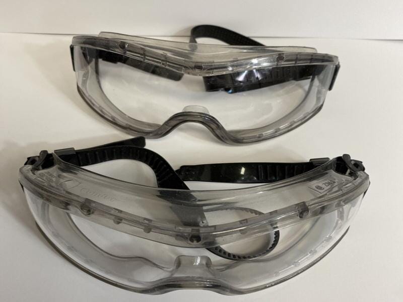 Condor Safety Goggles Chemical and Impact Resistant Adjustable 2 Pairs