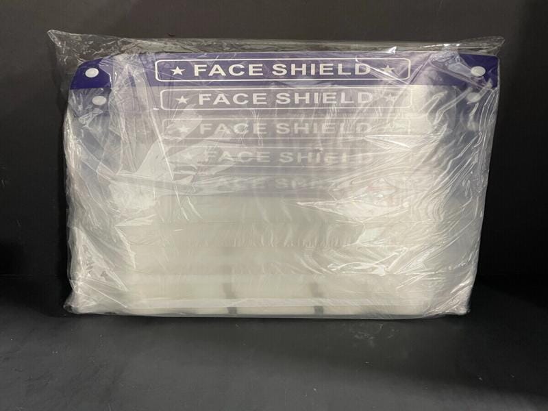 Fisherbrand Disposable Face Shield Full Face Coverage Case of 200 Shields