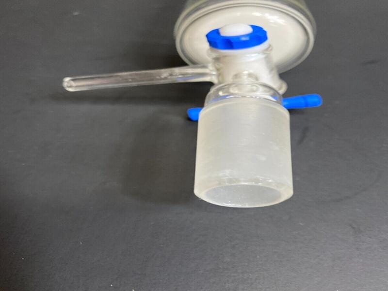 Quark Glass Peptide Synthesis Vessel 250 ml Glass 3 Way Stop QPE-3-5