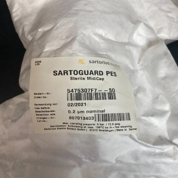 Sartorius Sartoguard MidiCap Individually Sealed 4 Filters 5475307F7--SO--A