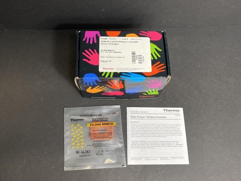 Thermo Scientific Slide-A-Lyzer Cassette 10K 0.5 ml Box of 10 Cassettes