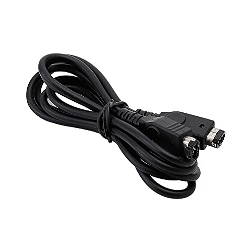 GBA SP Link Cable, 2 Player Game Link Cable Compatible with Nintendo Gameboy Advance SP/Gameboy Advance, 3.9Ft Black