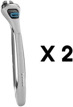 Dorco Pace 4 Pro - Four Blade Razor Shaving System - 2 Replacement Handles (Handles Only)