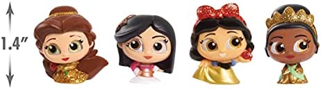Disney Doorables Glitter and Gold Princess Collection Peek, Includes 8 Exclusive Mini Figures, Styles May Vary, by Just Play