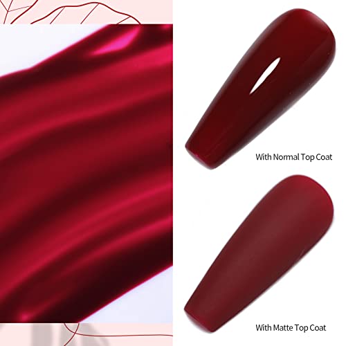 BORN PRETTY Burgundy Gel Nail Polish Soak Off UV LED Nail Lamp Gel Polish Nail Art Manicure Salon DIY Home 10ML