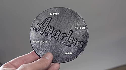 Angelus 4-Coat Leather Clear Coat Finisher Matte 4oz- Scratch Resistant
