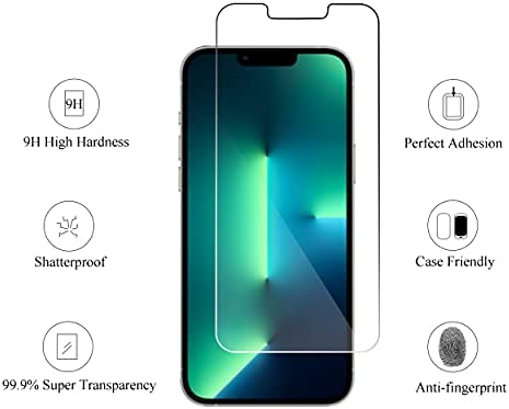 Ailun Glass Screen Protector for iPhone 14 Plus/iPhone 13 Pro Max [6.7 Inch Display], 3 Pack Case Friendly Tempered Glass