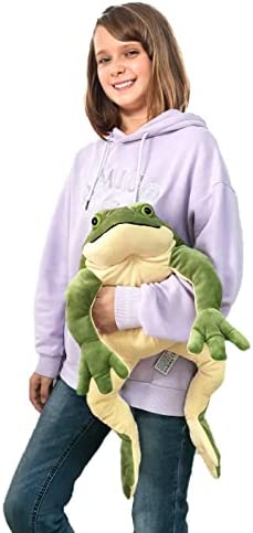 Ice King Bear Plush Giant Frog Stuffed Animal Soft Toy, 22 Inches Large, Green