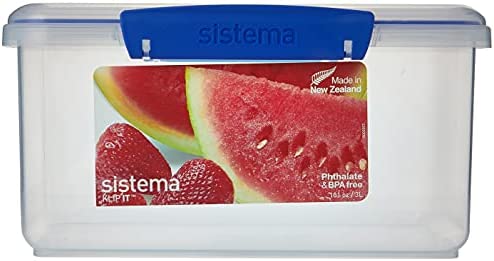 Sistema 1830 Klip It Collection Rectangle Food Storage Container, 101 Ounce