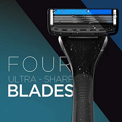 Dorco Pace 4 Pro - Four Blade Razor Shaving System - 2 Replacement Handles (Handles Only)