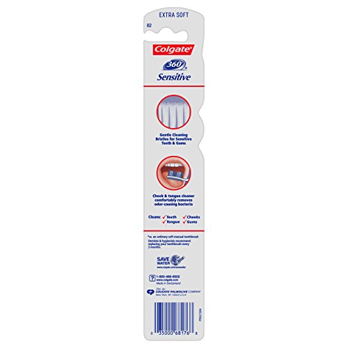 Colgate 360 Enamel Health Extra Soft Toothbrush for Sensitive Teeth