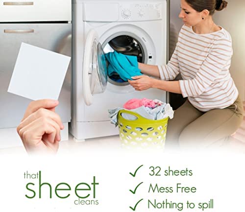 All New Laundry Detergent Sheets (64 loads, Lavender) [ Best Eco-friendly Natural, Hypoallergenic & Biodegradable Washer Soap Strips ] Travel Friendly & Plastic Free Alternative