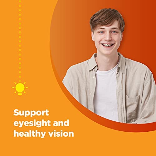 Lutein & Zeaxanthin Eye Health Supplement for Adults - Delicious Vegan Eye Vitamins Lutein and Zeaxanthin Gummies - Zeaxanthin Plus Lutein 20mg for Vision Clarity Dry Eye Relief and Blue Light Support