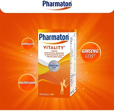 100 Caplets of Pharmaton Vitality11 with Ginseng