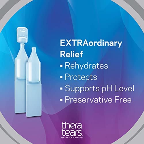 TheraTears Extra Dry Eye Therapy Lubricant Eye Drops Preservative Free 30ct, 30 Count