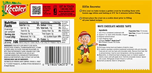 Keebler Ready Mini Pie Crusts, Graham Cracker, 4 Ounce (Pack of 6)