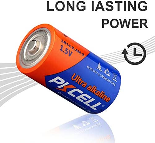 1.5V Batteries C Alkaline Primary Battery lr14 Model Count Pcs (4)