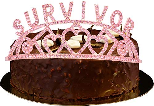 Breast Cancer Survivor Satin Sash, Survivor Tiara for celebrating Breast Cancer Surviving?Cancer Awareness Jewelry for Women, Pink Ribbon Breast Cancer Sash, Breast Cancer Fighter Party Item, Breast C