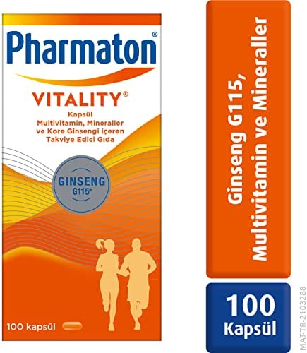 100 Caplets of Pharmaton Vitality11 with Ginseng