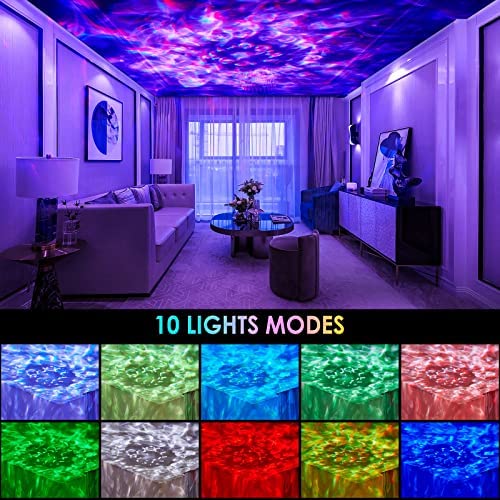 One Fire Galaxy Projector for Bedroom, White Noise Galaxy Light, Remote Timer Star Projector, Bluetooth Music Night Light Projector for Kids Teen Adult Bedroom Decor