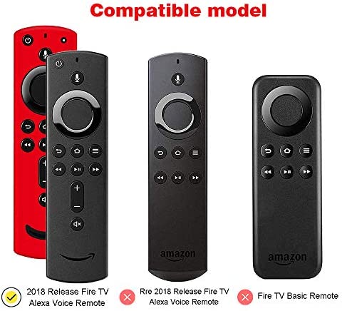 3 Pack Fire TV Remote Cover Firestick Remote Cover Case for Fire TV Stick 4K Protective Silicone Remote Case for Fire TV Cube/Fire TV 3rd Gen All-New 2nd Gen Alexa Voice Remote Control (Multicolor A)