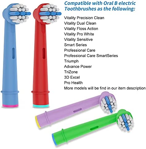 8pcs Toothbrush Replacement Heads Compatible with Oral B Electric Toothbrush for Kids