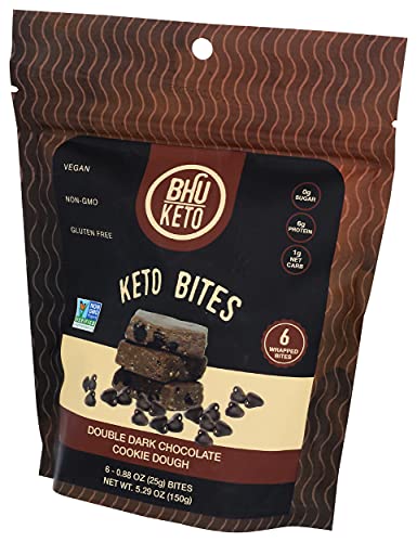 BHU Foods, Cookies Keto Double Dark Chocolate Chip, 5.3 Ounce