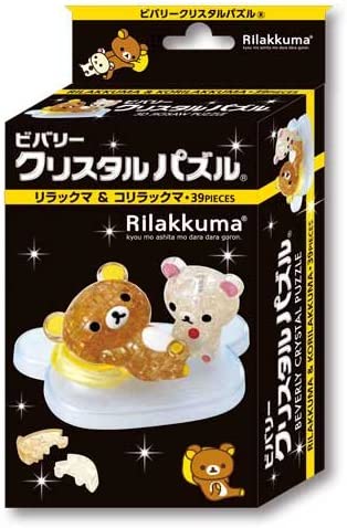 39 piece Crystal puzzle Rilakkuma & Korilakkuma