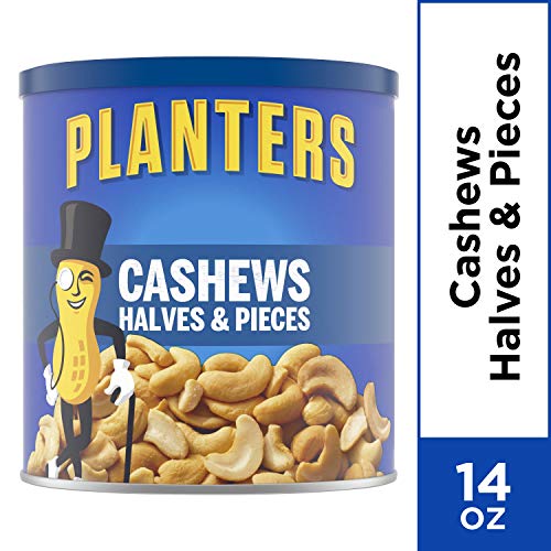 Planters Salted Cashew Halves & Pieces (14 oz Canister)