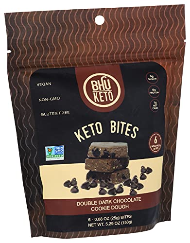 BHU Foods, Cookies Keto Double Dark Chocolate Chip, 5.3 Ounce