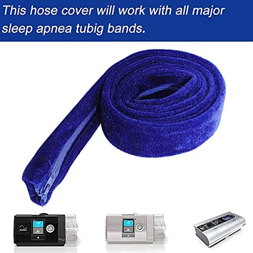 CPAP Hose Cover Replacement for ResMed S10/S9, Reusable Comfort Fleece Tubing Insulator with Zipper, Fits for All Type of CPAP Tubing