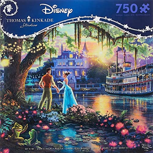 Ceaco - Thomas Kinkade - Disney Dreams Collection - The Princess and The Frog - 750 Piece Jigsaw Puzzle