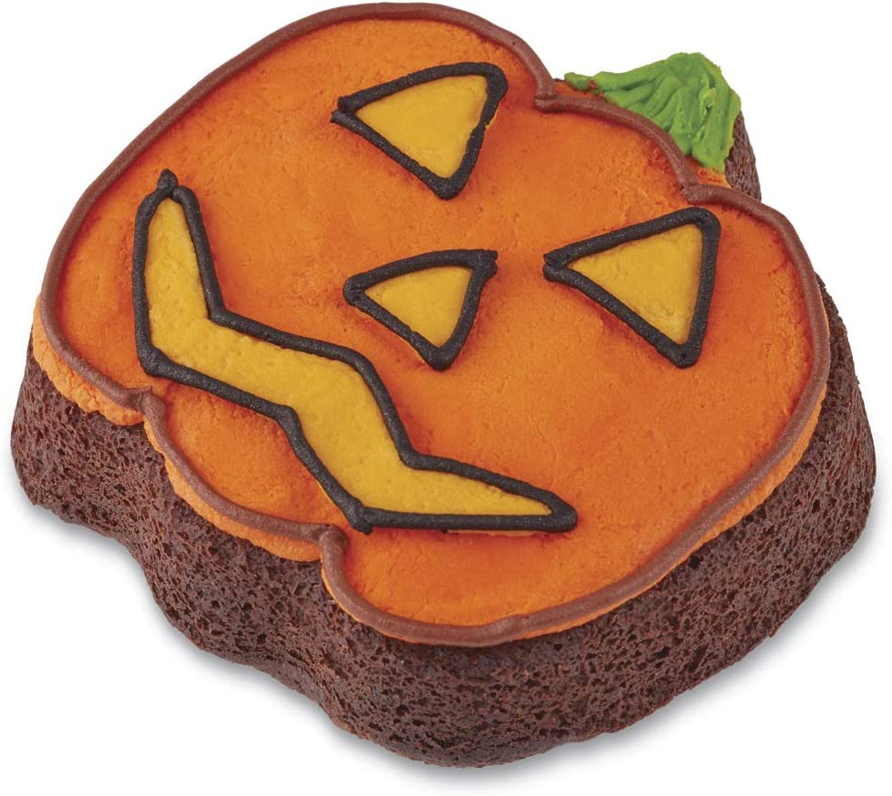 Wilton Pumpkin Non-Stick Mini Ghost, Cake, Pan, One Size, Assorted