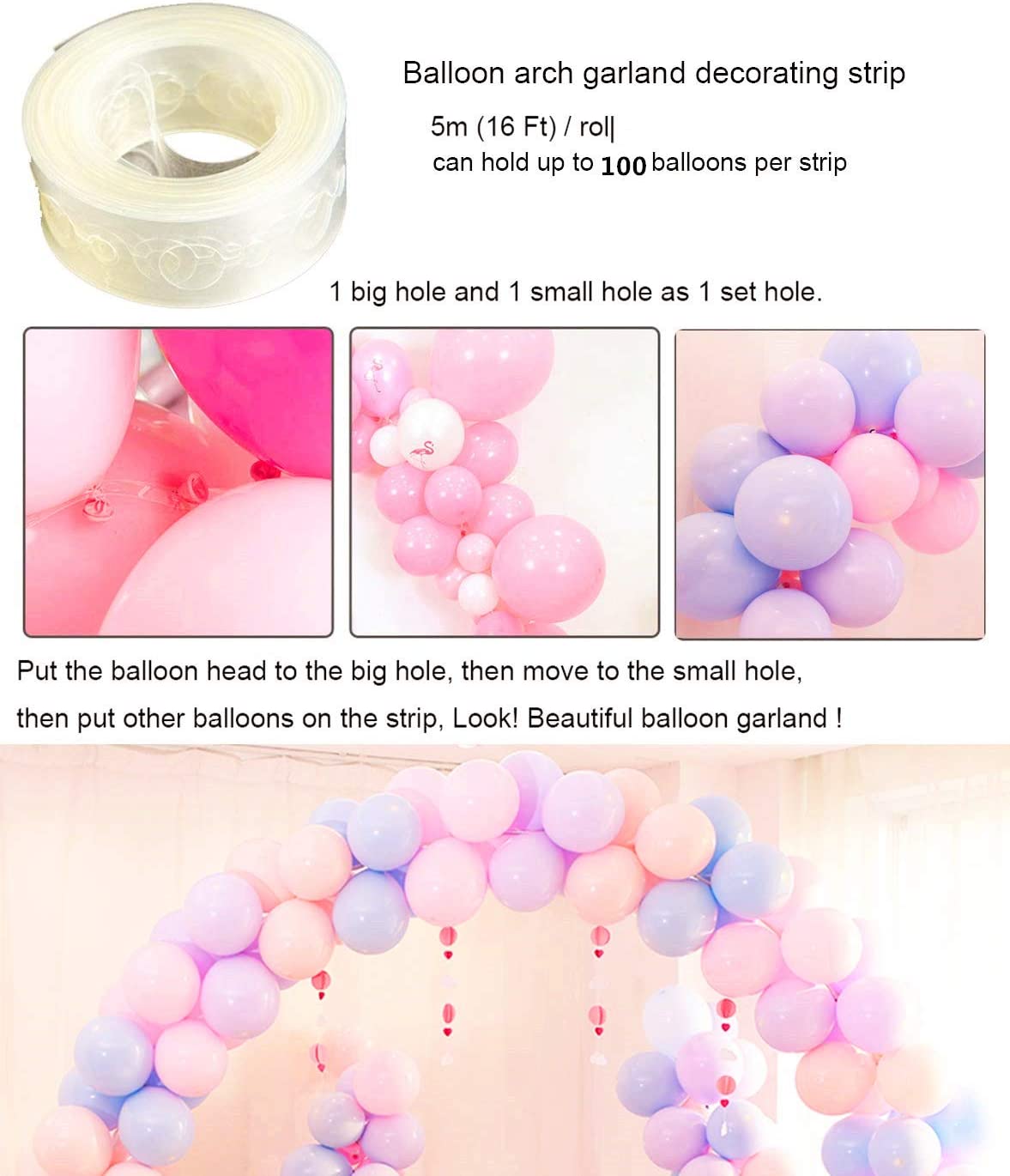 Pinbra Pastel Balloons Garland Kit Coral Balloons Tiffany Blue Balloons Champagne and Baby Pink Latex Balloons Gold Metallic Balloons for Baby Shower Girls Birthday Weeding Anniversary Decorations