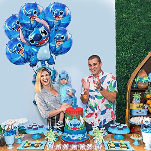 6Pcs Lilo and Stitch Balloons, Lilo and Stitch Party Decoration