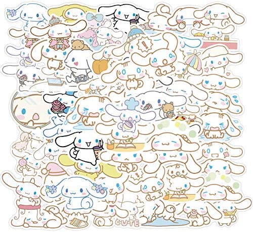 Cinnamoroll babyCinnamoroll Stickers| 50 Pcak | Vinyl Waterproof Stickers for Laptop,Bumper,Water Bottles,Computer,Phone,Hard hat,Car Stickers and Decals (Cinnamoroll)